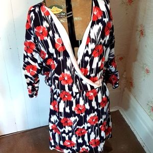 Trina Turk surplice dress